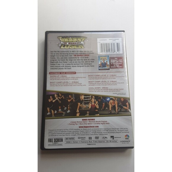 Biggest Loser: The Workout: Boot Camp DVD Weight Loss Strength Health Exercise - Picture 2 of 4